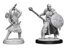 WZK90138 D&D Minis: Wave 13- Human Barbarian Male